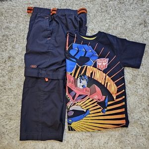 2 PIECE BUNDLE BOYS , 1 UTILITY PANT, 1 TEE SHIRT